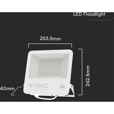 Proyector LED V-tac - 100W, Chip Samsung, 6400K, IP65 Proyector LED V-tac - 100W, Chip Samsung, 6400K, IP65