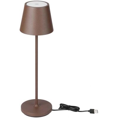 V-Tac Corten Kabellose Wiederaufladbare LED-Tischlampe - 1,5W V-Tac Corten Kabellose Wiederaufladbare LED-Tischlampe - 1,5W