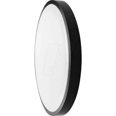 V-TAC V-8618RD-S-B LED Ceiling Lamp - IP44 - Black - 18W - 1830 Lumens V-TAC V-8618RD-S-B LED Ceiling Lamp - IP44 - Black - 18W - 1830 Lumens