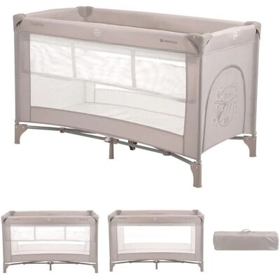 Kikkaboo Reisebett - Reisebett, Spielkäfig Sun Gifted, Braun Kikkaboo Reisebett - Reisebett, Spielkäfig Sun Gifted, Braun