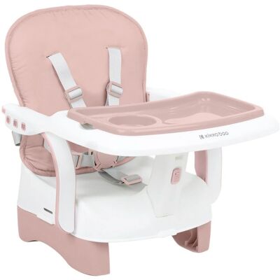 Kikkaboo Seggiolone - Rosa, pieghevole, doppio vassoio Kikkaboo Seggiolone - Rosa, pieghevole, doppio vassoio