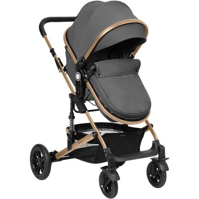 Kikkaboo Amaia 3in1 i-Size Kinderwagen Autositz - Dunkelgrau Kikkaboo Amaia 3in1 i-Size Kinderwagen Autositz - Dunkelgrau