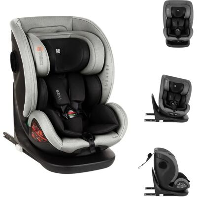 Kikkaboo Leichter grauer Kindersitz i-View 360° Drehung ISOFIX R129 Kikkaboo Leichter grauer Kindersitz i-View 360° Drehung ISOFIX R129