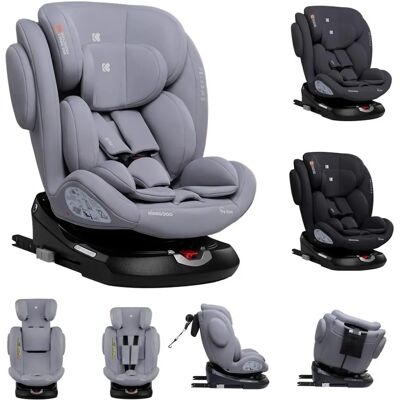 Kikkaboo Hellgrauer i-Felix Kindersitz 360° Drehung ISOFIX Kikkaboo Hellgrauer i-Felix Kindersitz 360° Drehung ISOFIX