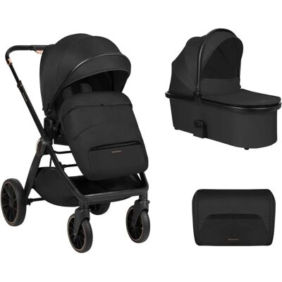 Kikkaboo Tiffany 2 in 1 Kinderwagen - Babywanne, Sportsitz, PU-Räder Kikkaboo Tiffany 2 in 1 Kinderwagen - Babywanne, Sportsitz, PU-Räder