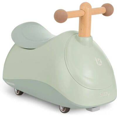 Veicolo a spinta Sizzy di Kikkaboo - Verde - 4 ruote, manico in legno - Per 1-3 anni Veicolo a spinta Sizzy di Kikkaboo - Verde - 4 ruote, manico in legno - Per 1-3 anni