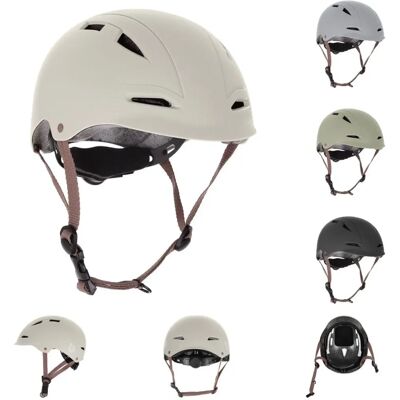 Kikkaboo Kinder-Schutzhelm - Beige - 46-56cm - Leicht & Verstellbar Kikkaboo Kinder-Schutzhelm - Beige - 46-56cm - Leicht & Verstellbar