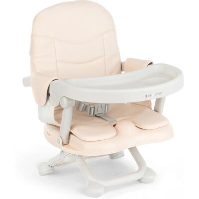 Kikkaboo Pappo Booster - Seggiolino auto, pieghevole, marrone/bianco Kikkaboo Pappo Booster - Seggiolino auto, pieghevole, marrone/bianco