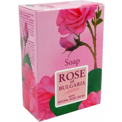 Savon à la Rose BIOFRESH - Rose, Huiles Naturelles, 100g - Publicité Savon à la Rose BIOFRESH - Rose, Huiles Naturelles, 100g - Publicité