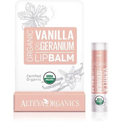 Alteya Organics Läppbalsam Vanilj & Geranium - Läppbalsam Alteya Organics Läppbalsam Vanilj & Geranium - Läppbalsam