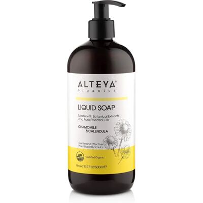 Alteya Organics Ekologisk kamomill och ringblomma flytande tvål 500ml - Flytande tvål Alteya Organics Ekologisk kamomill och ringblomma flytande tvål 500ml - Flytande tvål