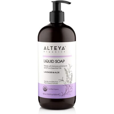 Alteya Organics Lavendel & Aloe Flytande Tvål 500ml - Flytande Tvål Alteya Organics Lavendel & Aloe Flytande Tvål 500ml - Flytande Tvål