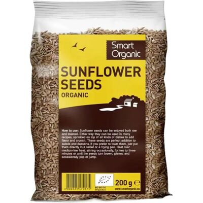 Smart Organic Solsikkefrø - 250g - Økologisk, Allsidig, Næringsrik Smart Organic Solsikkefrø - 250g - Økologisk, Allsidig, Næringsrik