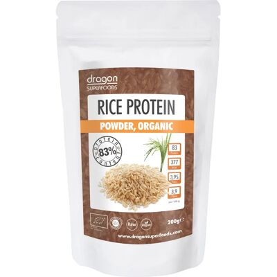 Dragon Superfoods Økologisk Risprotein - 86% Plantbasert Protein Dragon Superfoods Økologisk Risprotein - 86% Plantbasert Protein