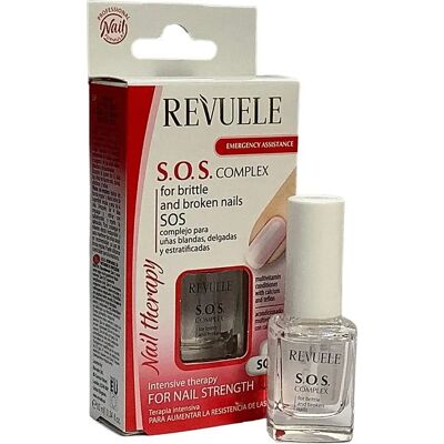 Revuele Nail Therapy S.O.S. Complex - Smalto Rinforzante per Unghie Fragili Revuele Nail Therapy S.O.S. Complex - Smalto Rinforzante per Unghie Fragili