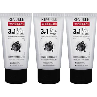 Revuele Carbone 3 in 1 - Gel detergente per la pelle Revuele Carbone 3 in 1 - Gel detergente per la pelle
