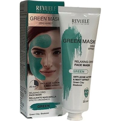 Revuele Green Mask Cryo Effect - Face Mask for Oily Skin Revuele Green Mask Cryo Effect - Face Mask for Oily Skin