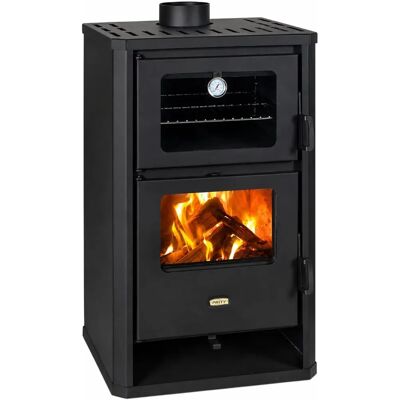 Poêle à bois en acier PRITY FG D avec four - 14kW - Ø150mm - Étiquette énergie A - Publicité Poêle à bois en acier PRITY FG D avec four - 14kW - Ø150mm - Étiquette énergie A - Publicité