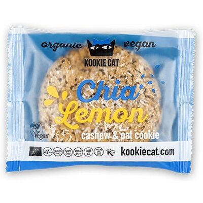 Kookie Cat Chia & Sitron Kjekk - Organisk Vegansk Snack Kookie Cat Chia & Sitron Kjekk - Organisk Vegansk Snack