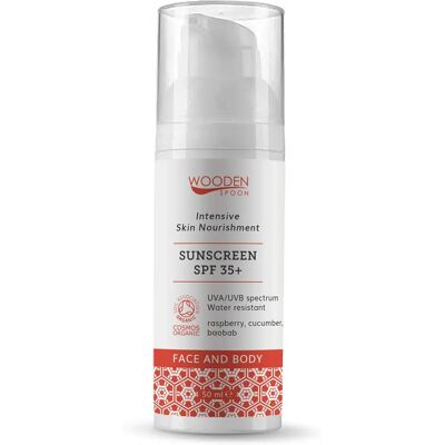 WoodenSpoon Crème Solaire Minérale SPF 35 - Visage & Corps - Publicité WoodenSpoon Crème Solaire Minérale SPF 35 - Visage & Corps - Publicité