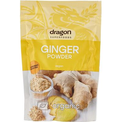 Dragon Superfoods Økologisk ingefærpulver, 200 g Dragon Superfoods Økologisk ingefærpulver, 200 g