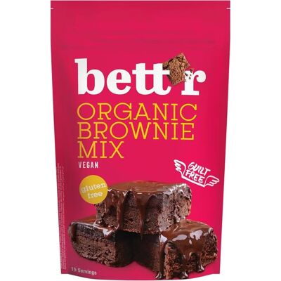 Bettr Bio Glutenfreie Brownie-Mischung - 400g Bettr Bio Glutenfreie Brownie-Mischung - 400g