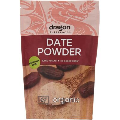 Dragon Superfoods Økologisk Tørket Dadlepulver - 250 g - Tørrfrukt Pulver Dragon Superfoods Økologisk Tørket Dadlepulver - 250 g - Tørrfrukt Pulver