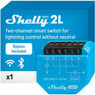 Shelly 2L Gen3 - smarter Relais Shelly 2L Gen3 - smarter Relais