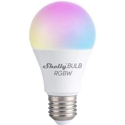 Bombilla inteligente Shelly Duo RGBW - Wi-Fi, Multicolor, Regulable Bombilla inteligente Shelly Duo RGBW - Wi-Fi, Multicolor, Regulable