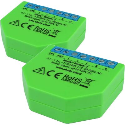 Shelly Dimmer 2 - Dimmer WiFi intelligente per luci Shelly Dimmer 2 - Dimmer WiFi intelligente per luci