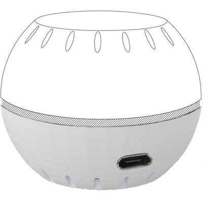 Shelly - H&T USB Power Adapter - Blanco - USB - Power Adapter Shelly - H&T USB Power Adapter - Blanco - USB - Power Adapter