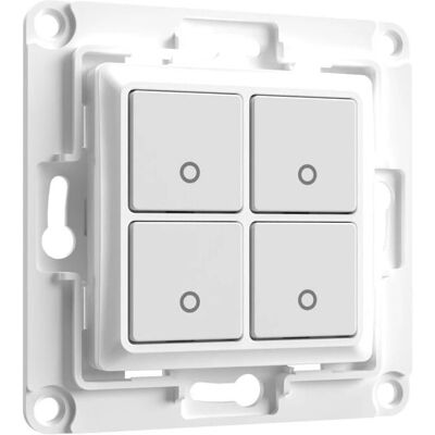 Interruttore a parete Shelly 4 Luci Bianco - Shelly Interruttore a parete Shelly 4 Luci Bianco - Shelly