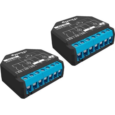 Interrupteur intelligent Shelly Plus 2PM - 2 pôles, Wi-Fi & Bluetooth Interrupteur intelligent Shelly Plus 2PM - 2 pôles, Wi-Fi & Bluetooth
