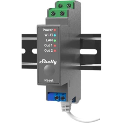 Shelly Pro 2 - Mehrphasen Smart Releais Shelly Pro 2 - Mehrphasen Smart Releais