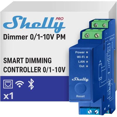 Shelly Pro Dimmer 0/1-10V PM - Smart Home Hub Shelly Pro Dimmer 0/1-10V PM - Smart Home Hub