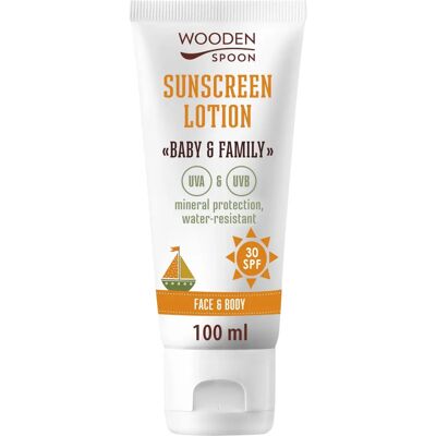 Wooden Spoon Baby & Family SPF 30 Natürliche Sonnencreme Wooden Spoon Baby & Family SPF 30 Natürliche Sonnencreme