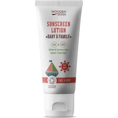 Wooden Spoon SPF50 Lotion Solaire - Famille et Bébé - Publicité Wooden Spoon SPF50 Lotion Solaire - Famille et Bébé - Publicité