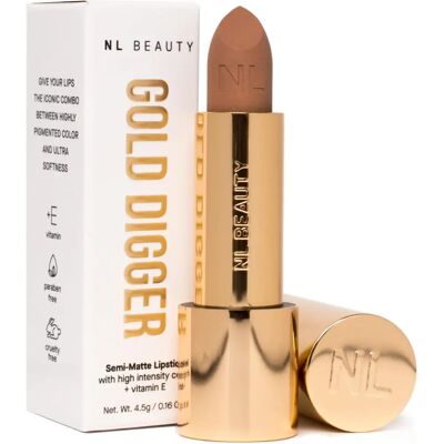 NL Beauty Gold Digger Lippenstift - 24K - Langanhaltendes matts finish NL Beauty Gold Digger Lippenstift - 24K - Langanhaltendes matts finish