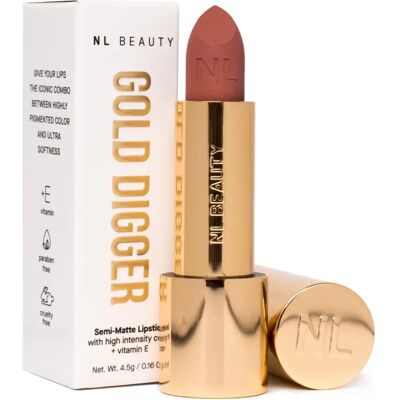 NL Beauty Gold Digger Rossetto - Sugar Baby - Effetto Opaco Duraturo NL Beauty Gold Digger Rossetto - Sugar Baby - Effetto Opaco Duraturo
