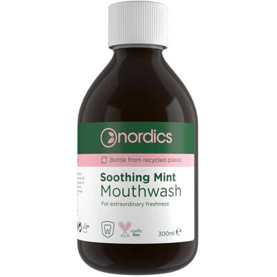 Collutorio alla menta naturale di Nordics - Per gengive irritate Collutorio alla menta naturale di Nordics - Per gengive irritate