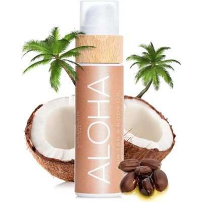 Cocosolis Aloha Odżywczy Olej do Opalania - Wegański, 200ml Cocosolis Aloha Odżywczy Olej do Opalania - Wegański, 200ml