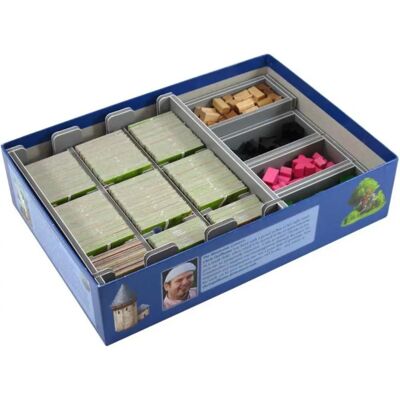 Folded Space Box Insert - Carcassonne - Spielorganizer Folded Space Box Insert - Carcassonne - Spielorganizer