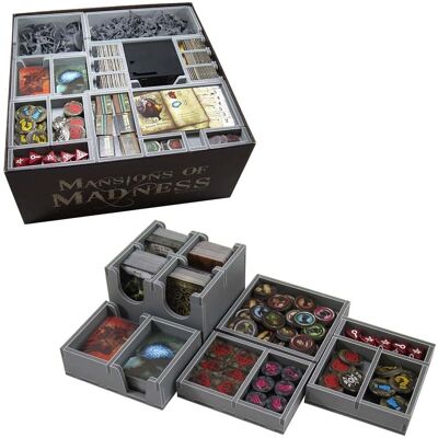 Folded Space Spiel-Einsätze Mansions of Madness Aufbewahrungs-Organizer Folded Space Spiel-Einsätze Mansions of Madness Aufbewahrungs-Organizer
