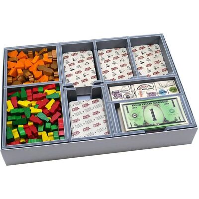 Insertion de Jeu Folded Space - Food Chain Magnate - Publicité Insertion de Jeu Folded Space - Food Chain Magnate - Publicité