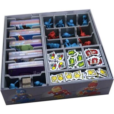 Folded Space Marvel United Insert Organizer - Game Storage Solution Folded Space Marvel United Insert Organizer - Game Storage Solution