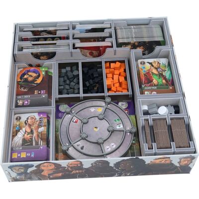 Folded Space Viscounts of the West Kingdom Insert - Board Game Organizer Folded Space Viscounts of the West Kingdom Insert - Board Game Organizer