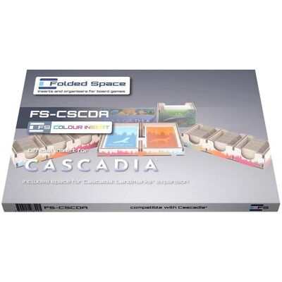Insert coloré plié Folded Space - Cascadia - Type de jeu - Publicité Insert coloré plié Folded Space - Cascadia - Type de jeu - Publicité
