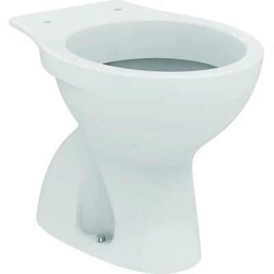 Wc Eurovit di Ideal Standard - Ceramica, A Terra, Bianco Lucido - WC Wc Eurovit di Ideal Standard - Ceramica, A Terra, Bianco Lucido - WC