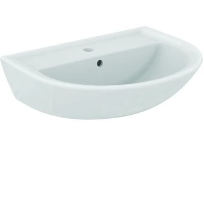 Lavabo Eurovit Ideal Standard - 600x470 mm, Bianco, Foro per miscelatore, Senza colonna - Bagno Lavabo Eurovit Ideal Standard - 600x470 mm, Bianco, Foro per miscelatore, Senza colonna - Bagno