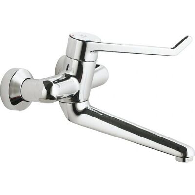 Ideal Standard Grifo de seguridad de pared para lavabo - Modelo B8224AA - Cromo Ideal Standard Grifo de seguridad de pared para lavabo - Modelo B8224AA - Cromo